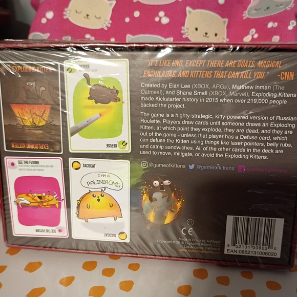 Exploding Kittens Card Game - Red Box - Picture 2 of 2